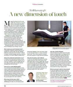 European Spa Mag June-July 2016 WellMassage4D